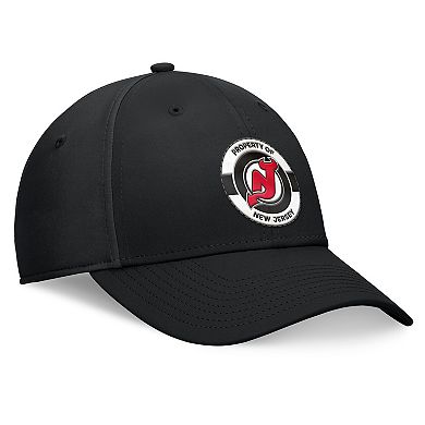 Men's Fanatics Black New Jersey Devils Authentic Pro Training Camp Flex Hat