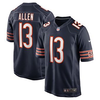 Men's Nike Keenan Allen Navy Chicago Bears Game Jersey