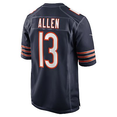 Men s Nike Keenan Allen Navy Chicago Bears Game Jersey