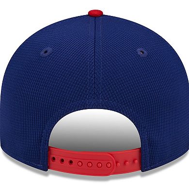 Men's New Era Navy Philadelphia Phillies 2024 Batting Practice Low Profile 9FIFTY Snapback Hat