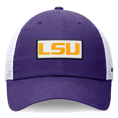 Men's Nike Purple/White LSU Tigers Primetime Club Trucker Adjustable Hat