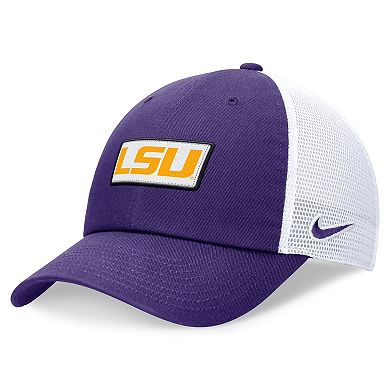 Men's Nike Purple/White LSU Tigers Primetime Club Trucker Adjustable Hat