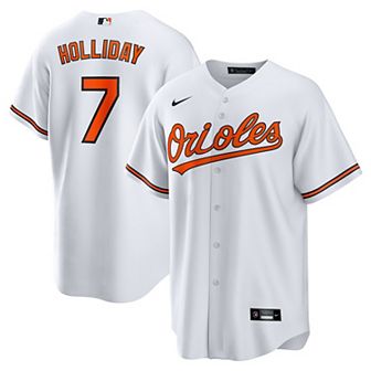 Men's Nike Jackson Holliday White Baltimore Orioles Home Replica Player Jersey