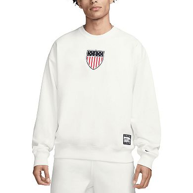 Men's Nike White Team USA Solo Swoosh 1924 Pack Pullover Sweatshirt