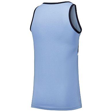 Men's New Era Light Blue Tampa Bay Rays Jersey Ringer Tank Top