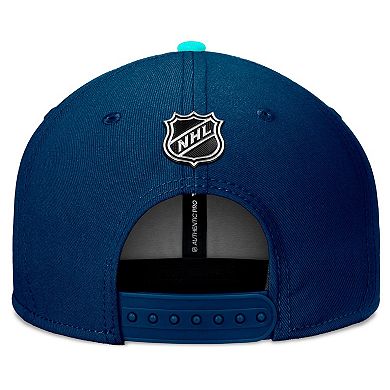 Men's Fanatics Deep Sea Blue Seattle Kraken 2024 NHL Draft Snapback Hat
