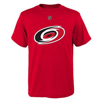 Youth Red Carolina Hurricanes Primary Logo T-Shirt