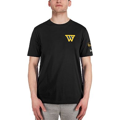 "Men's New Era Black Golden State Warriors ""W"" Statement T-Shirt"