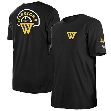 "Men's New Era Black Golden State Warriors ""W"" Statement T-Shirt"