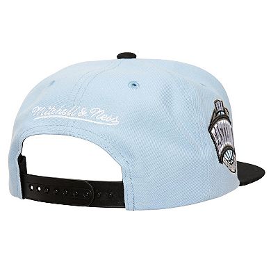 Men's Mitchell & Ness Light Blue/Black Chicago Bulls Core IV Snapback Hat