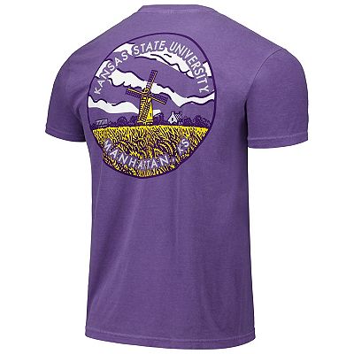 Unisex Purple Kansas State Wildcats Scenic Comfort Colors T-Shirt