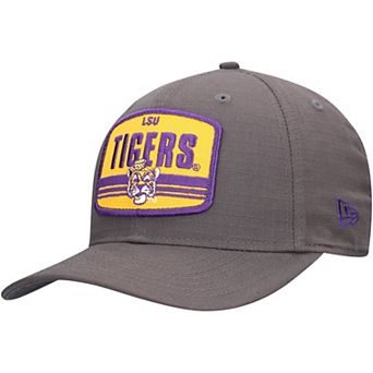 Men's New Era Charcoal LSU Tigers Team Elevated 9SEVENTY Adjustable Hat