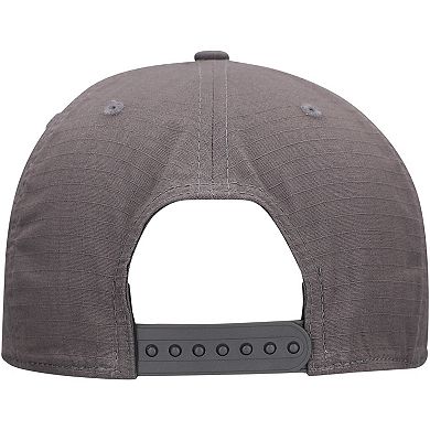 Men's New Era Charcoal LSU Tigers Team Elevated 9SEVENTY Stretch-Snap Adjustable Hat