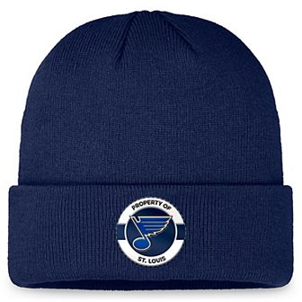 Men's Fanatics Navy St. Louis Blues Authentic Pro Training Camp Cuffed Knit Hat