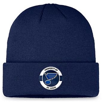 Men's Fanatics Navy St. Louis Blues Authentic Pro Training Camp Cuffed Knit Hat
