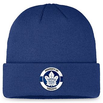 Men's Fanatics Blue Toronto Maple Leafs Authentic Pro Training Camp Cuffed Knit Hat
