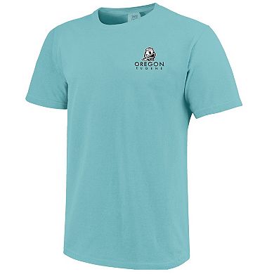 Unisex Teal Oregon Ducks Scenic Comfort Colors T-Shirt