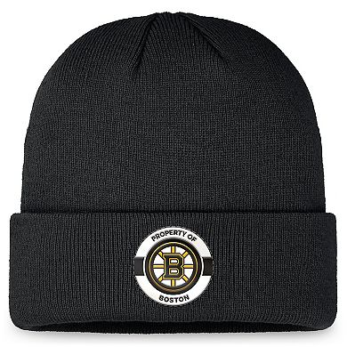 Casquette Snapback authentique Pro des Bruins de Boston Fanatics or