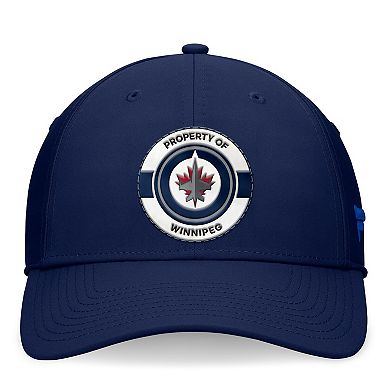 Men's Fanatics Navy Winnipeg Jets Authentic Pro Training Camp Flex Hat