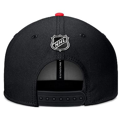 Men's Fanatics Black Chicago Blackhawks 2024 NHL Draft Snapback Hat