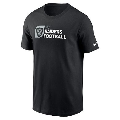 Men's Nike Black Las Vegas Raiders Outline T-Shirt