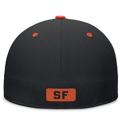 Men's Nike Black/Orange San Francisco Giants City Connect True Fitted Hat
