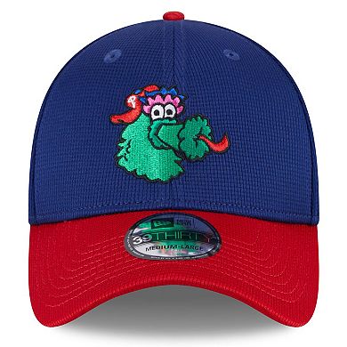 Men's New Era Navy Philadelphia Phillies 2024 Batting Practice 39THIRTY Flex Hat