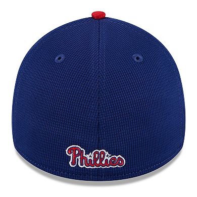 Men's New Era Navy Philadelphia Phillies 2024 Batting Practice 39THIRTY Flex Hat