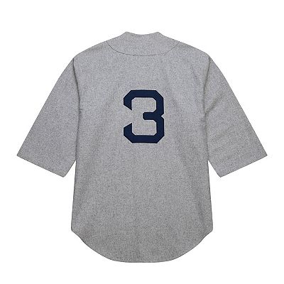 Men's Mitchell & Ness Babe Ruth Gray New York Yankees