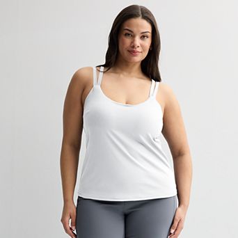 Plus Size Tek Gear® Ultrastretch Strappy Bra Tank Top