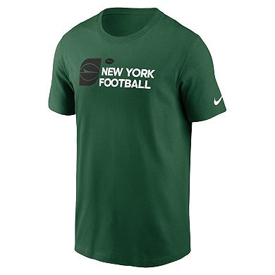 Men's Nike Green New York Jets Outline T-Shirt