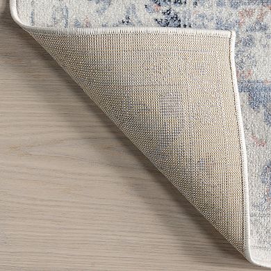 nuLOOM Everlee Faded Persian Machine Washable Area Rug