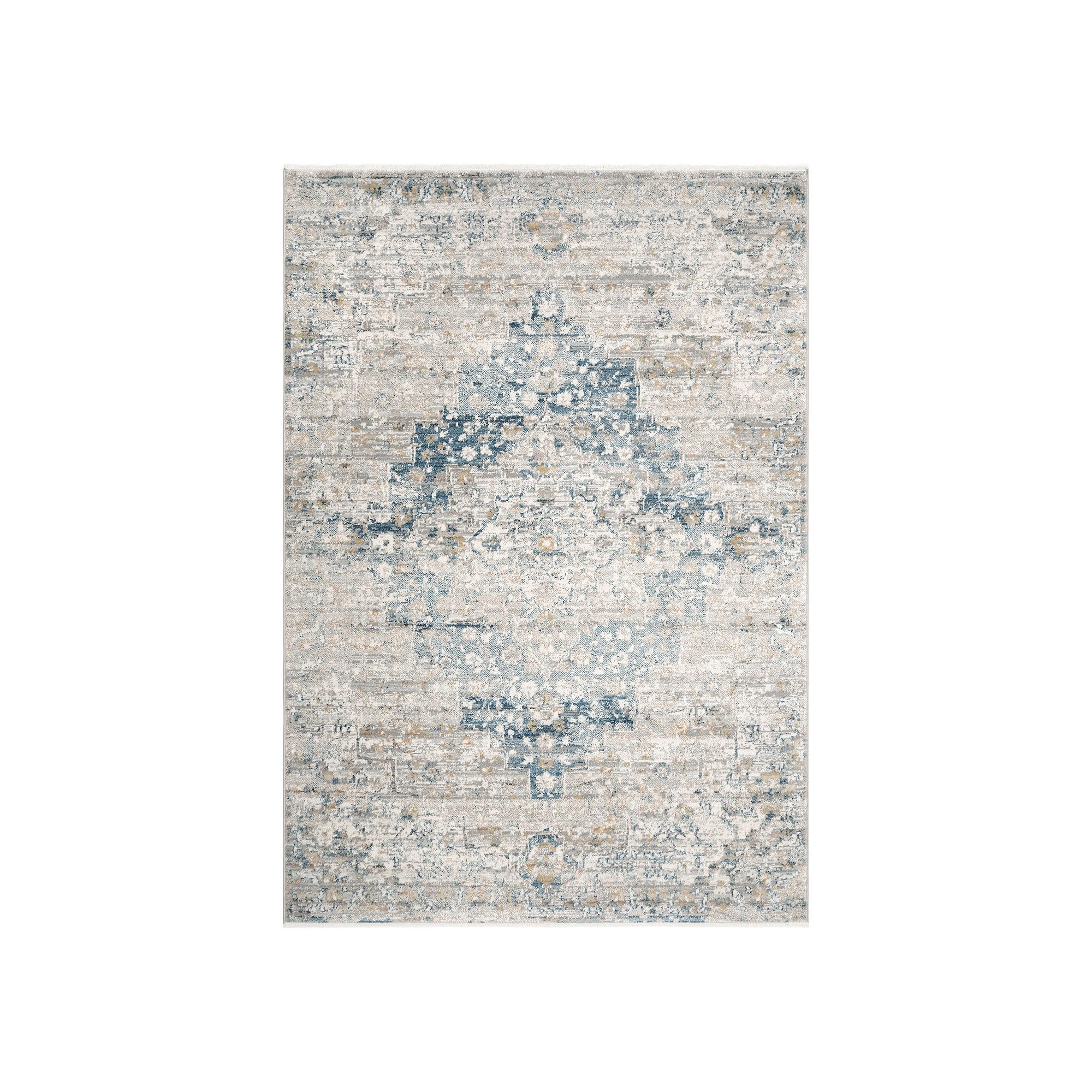 nuLOOM Diana Medallion Vintage Area Rug, Blue