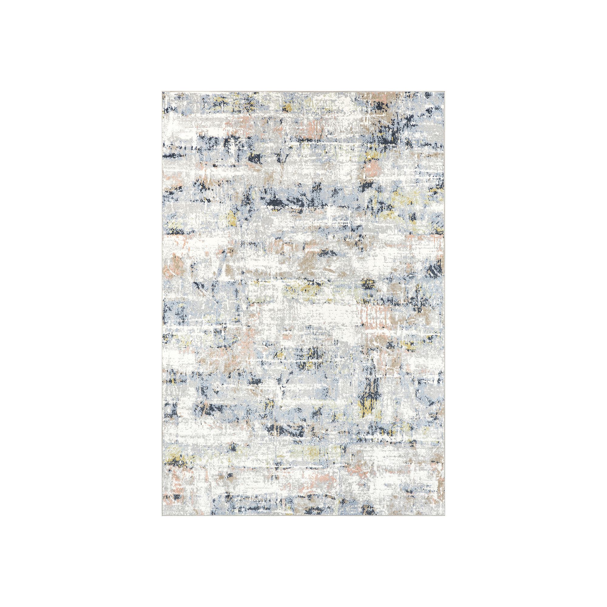 nuLOOM Aaliyah Casual Abstract Machine Washable Area Rug, Blue