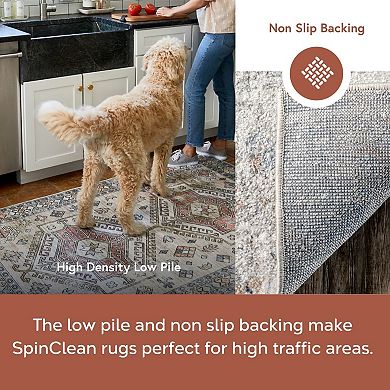 nuLOOM Aaliyah Casual Abstract Machine Washable Area Rug