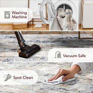 nuLOOM Aaliyah Casual Abstract Machine Washable Area Rug