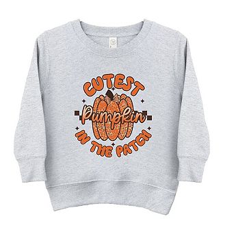 Cutest Pumpkin Leopard Print Toddler Graphic Sweatshirt