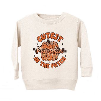 Cutest Pumpkin Leopard Print Toddler Graphic Sweatshirt