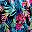 Black Multi Tropicana