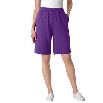 Woman Within Plus Size Sport Knit Short