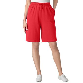 Woman Within Plus Size Sport Knit Short