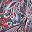 Navy Red Paisley