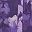 Purple Abstract Floral