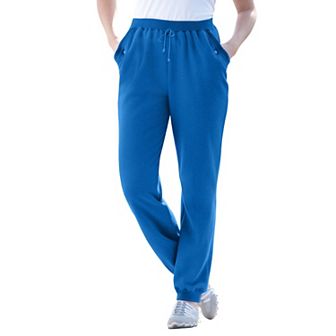 Woman Within Plus Size Better-Fleece Pull-On Jogger Sweatpants