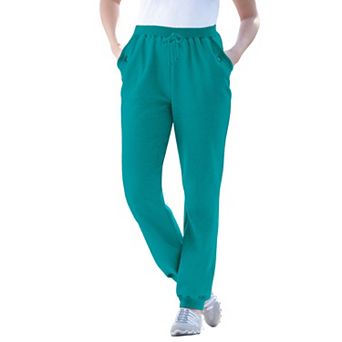 Woman Within Plus Size Better-Fleece Pull-On Jogger Sweatpants
