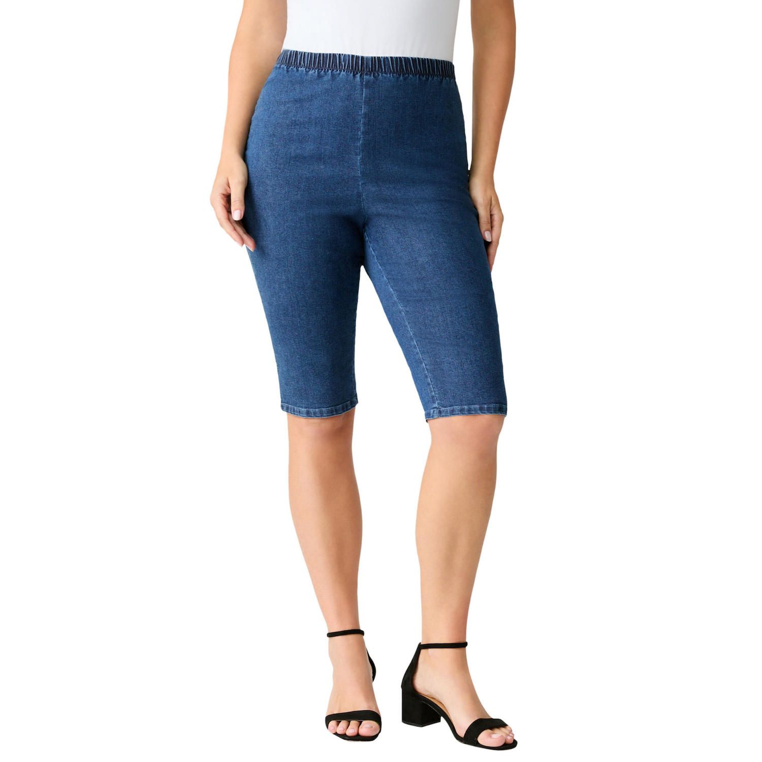 Short Femme Grande Taille Roaman's 1X - Couleur Moutarde, Occasion Très Bon état