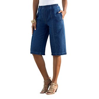 Roaman's Women's Plus Size Plus Size Easy-Wear Bermuda Short