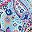 Blue Ikat Paisley