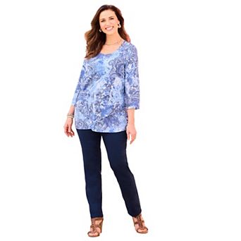 Catherines Women's Plus Size Poetry Tiered Tee