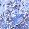 French Blue Tie Dye